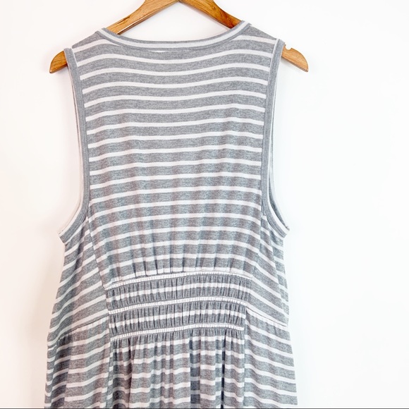 NWT Lucky Brand Sleeveless Gray Maxi Dress 2X - Picture 8 of 8